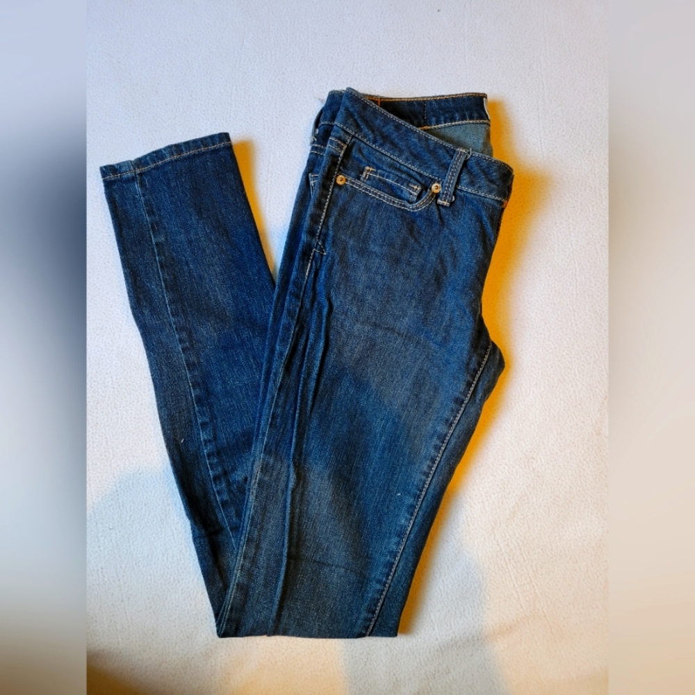 Aeropostale Juniors size 0, Ashley Ultra Skinny blue jeans, like new condition